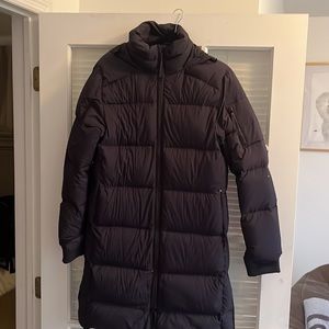 Basin and range black down jacket